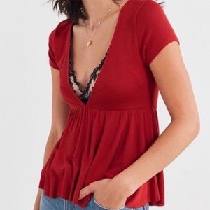 UO Lowcut Red Top
